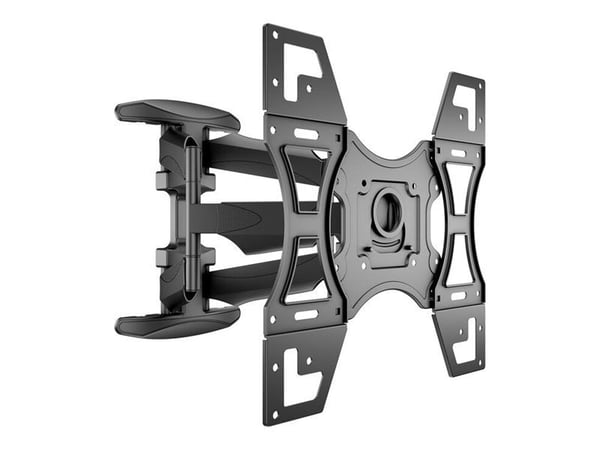 Multibrackets M VESA Flexarm Full Motion Dual - Brakett - for flatpanel - stål, plastikk - svart - skjermstørrelse: 40"-70" - veggmonterbar