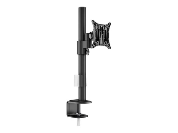 Multibrackets M VESA Deskmount Officeline Single - Monteringssats - för LCD-display - stål - svart - skärmstorlek: 15"-30" - disk-monteringsbar