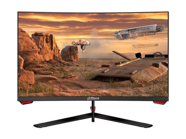 Dahua DHI-LM24-E230C - LED-skjerm - gaming - kurvet - 24" (23.6" synlig) - 1920 x 1080 Full HD (1080p) @ 180 Hz - VA - 250 cd/m² - 3000:1 - 5 ms - ...
