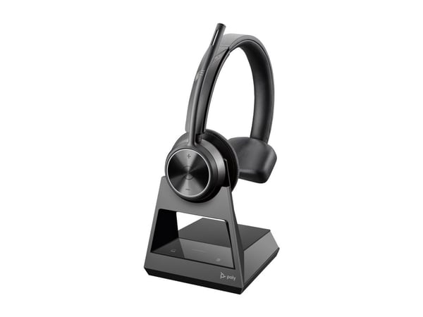 HP Poly Savi 7310 Office - Savi 7300 series - hodesett - on-ear - DECT - trådløs - svart