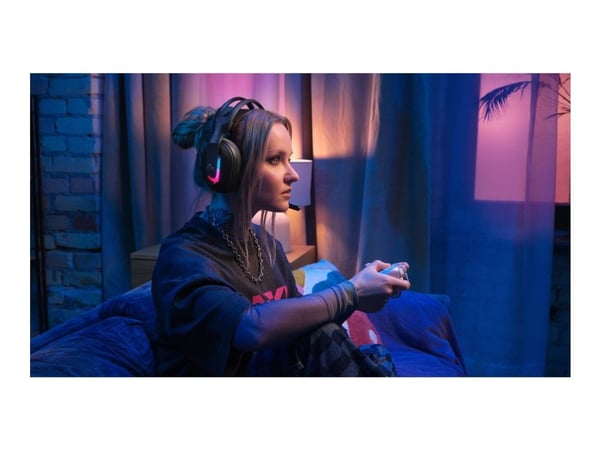 ASTRO Gaming A20 X - Hodesett - full størrelse - Bluetooth / LIGHTSPEED - trådløs, kablet - USB-A, USB-C - svart