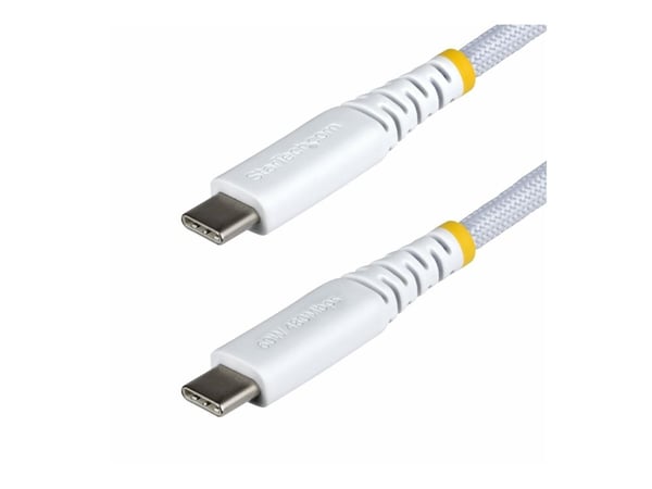 StarTech.com USB2CC15CMNCBRWH, 0,15 m, USB C, USB C, USB 2.0, 0,48 Gbit/s, valkoinen