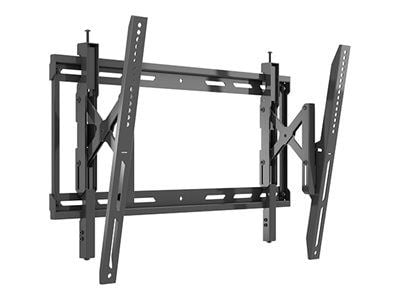 Multibrackets M - Monteringssett (veggmontering) - for TV - push-in pop-out - stål - svart - skjermstørrelse: 43"-86"