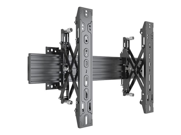Multibrackets M Wallmount Pro MBW1U Micro-Adjustable - Fäste - för LCD-display - aluminium, stål - svart - skärmstorlek: 40"-65" - väggmonterbar