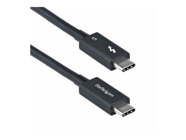 StarTech.com 2.6ft (80cm) Thunderbolt 5 kaapeli, 80Gbps/120Gbps, sertifioitu - Thunderbolt kabel - Thunderbolt 5 (han) til Thunderbolt 5 (han) - US...