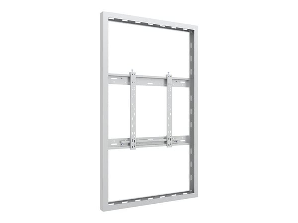 Multibrackets M Pro Series - Innhegning - smal profil - for flatpanel - medium - stål - hvit - skjermstørrelse: 55" - veggmonterbar