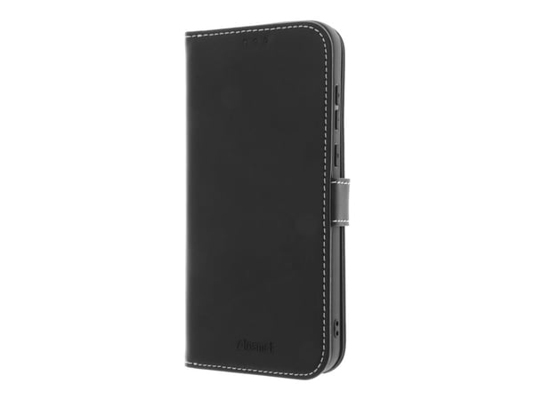 Insmat Exclusive Flip Case - Vikbart fodral för mobiltelefon - genuint läder, kartong+papper, polykarbonat, bomullssömmar, 2 magneter, galvaniserad...