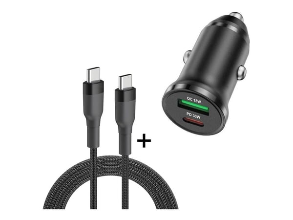Insmat MOBIS Series - Bilstrømadapter - 30 watt - 3 A (USB-C)
