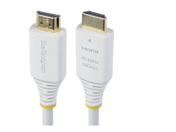 Startech 6ft (1.8m) Premium Certified High Speed HDMI Cable, 4K60Hz - Premium High Speed - HDMI-kabel med Ethernet - HDMI hann til HDMI hann - 1.8 ...