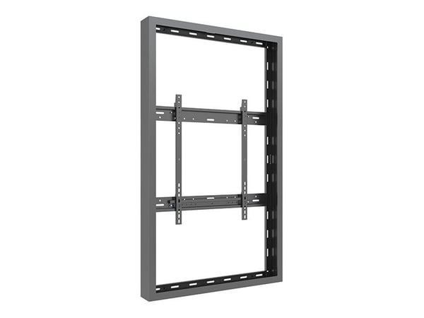 Multibrackets 6121, Terästä, Musta, Maisema/Muotokuva, 139,7 cm (55"), 25 kg, 200 x 200 mm