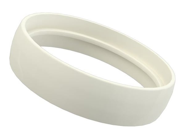 Multibrackets M Pro - Monteringskomponent (ledningslucka) - plast - vit - stångmontering