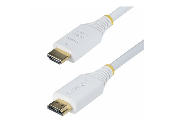 Startech 10ft (3m) Premium Certified High Speed HDMI Cable, 4K60Hz - Premium High Speed - HDMI-kabel med Ethernet - HDMI hann til HDMI hann - 3 m -...