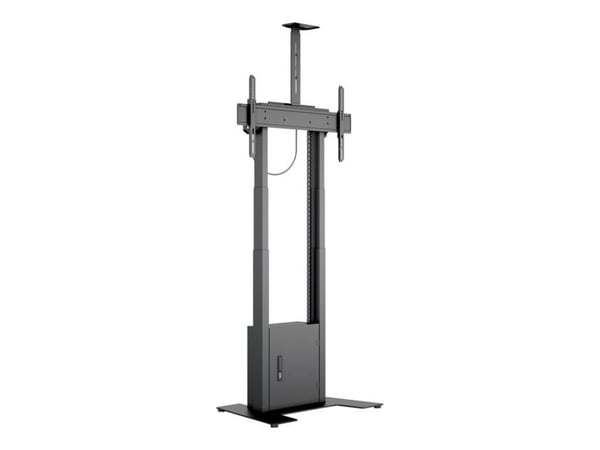Multibrackets M Motorized Floorbase - Elektrisk løfteinnretning - for LCD TV / kamera - svart - skjermstørrelse: 42"-100" - plassering på gulv