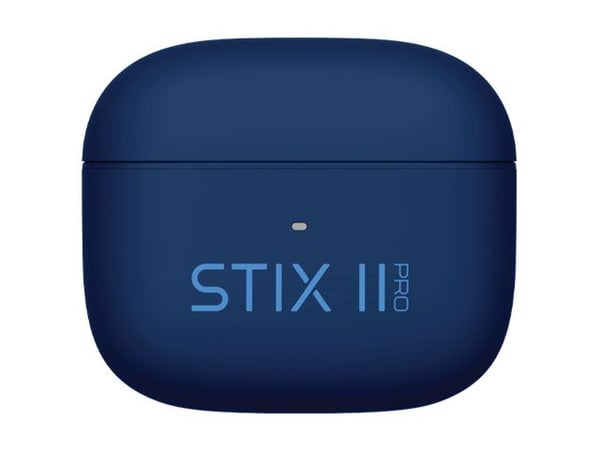 Veho STIX II Pro - True wireless-hodetelefoner med mikrofon - i øret - Bluetooth - aktiv støydemping - blå