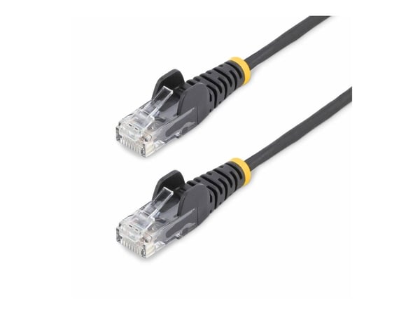 StarTech.com 5m Black Slim CAT6 Ethernet-kaapeli, katkoton, 28AWG, LSZH - Patch Cord - RJ-45 (uros) - RJ-45 (uros) - 5 m - 3,6 mm - UTP - CAT 5/5e/...