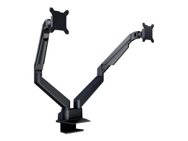 Multibrackets M VESA Gas Lift Arm Dual Side by Side - Monteringssett - justerbar arm - for 2 LCD-skjermer - aluminium, stål - svart - skjermstørrel...