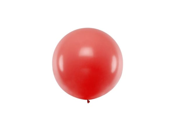 Rød jumbo-ballong, 1 stk