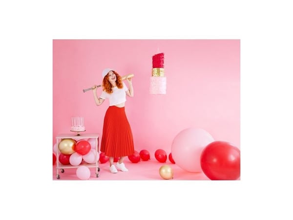 Rosa jumbo-ballong, 1 st