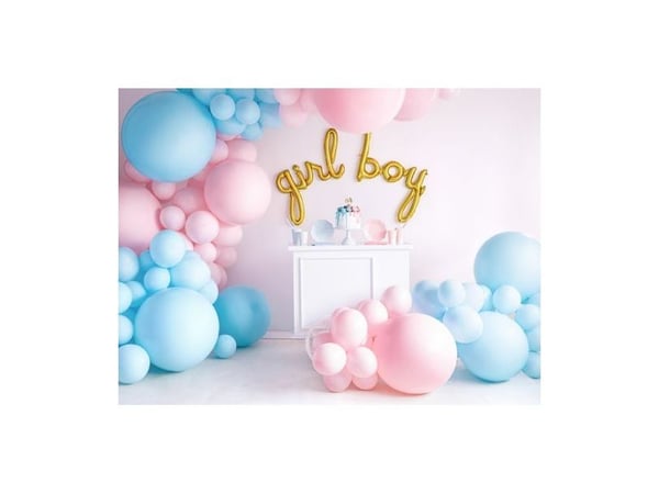 Rosa jumbo-ballong, 1 st