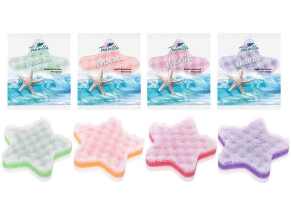 Zintronic badesvamp Asteria – 4 ulike farger