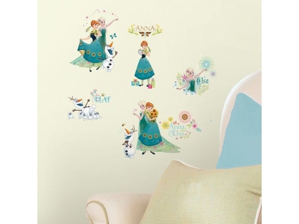 Disney Frost Anna, Elsa & Olaf i vår veggklistremerker