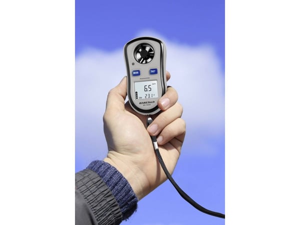 Basetech BS-10AN Anemometri 0,1-30 m/s lämpötilanmittaustoiminnolla varustettuna