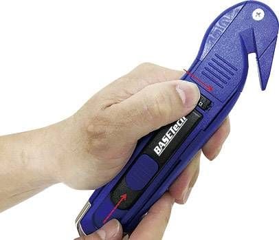 Basetech BT-2206462 Cutter Med utdragbart blad, med Softgrip