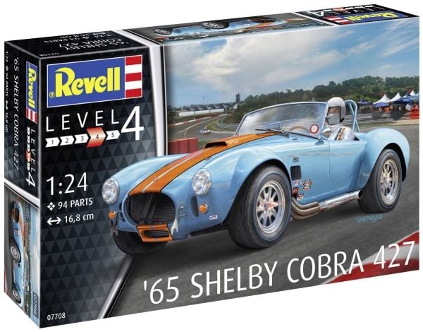 Revell 07708 65 Shelby Cobra 427 auton pienoissarja 1:24