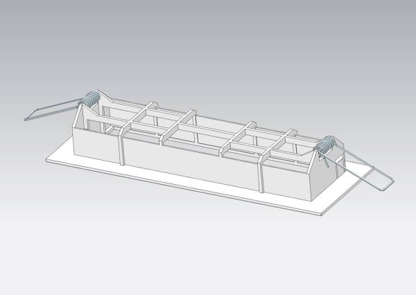 Beltrona MEXM82506ZB LED-nödbelysning för utrymningsvägar Takmontering