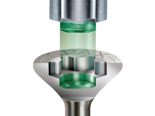 SPAX R 88091 uppokanta T-STAR 1197000300253 Puuruuvi 3 mm 25 mm Torx, kuusiokanta 88091 Ruostumaton teräs V2A ruostumaton 200 kpl
