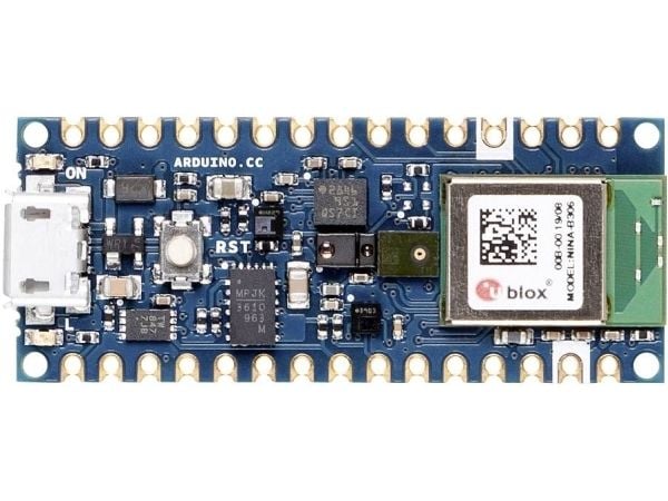 Arduino ABX00070 Alusta Nano BLE Sense Rev2 Nano ARM® Cortex®-M4 -levyjen kanssa ja otsikoilla