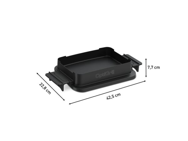 Tefal XA732810, Plade, Sort, Optigrill 2in1 / 4in1, 77 mm, 228 mm, 425 mm