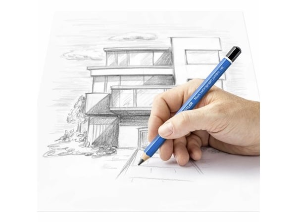 STAEDTLER Mars Lumograph Jumbo 100J - Blyertspenna - grafit - 2B