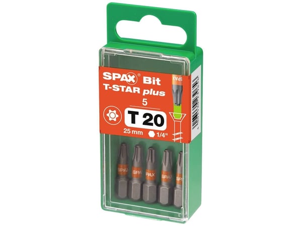 SPAX 5000009192209 Sexkantsbit T 20 5 st