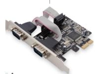 MicroConnect - Seriell adapter - PCIe 2.0 - seriell x 2
