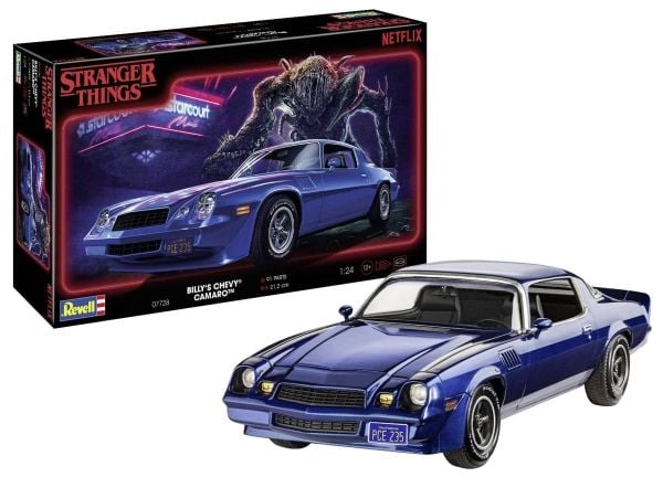 Revell 07728 Stranger Things Billy's Chevy Camaro Z/28 Bilmodell Kit 1:24