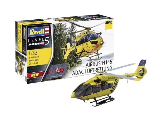 Revell 04969 Airbus H145 ADAC/REGA Luftrettung Helikopteri 1:32 sarja