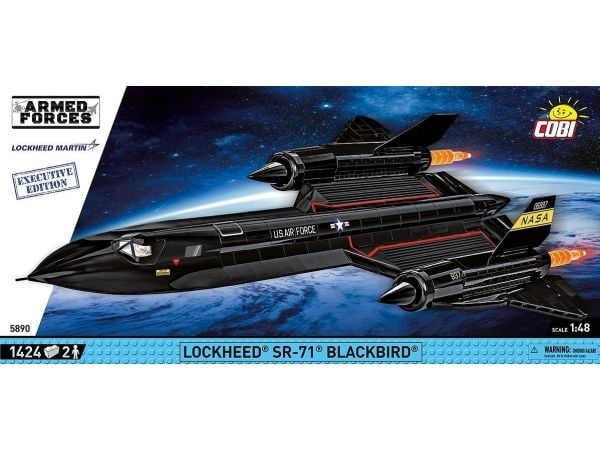 COBI Lockheed SR-71 Blackbird, Byggeklosser, 8 år, 1424 stykker
