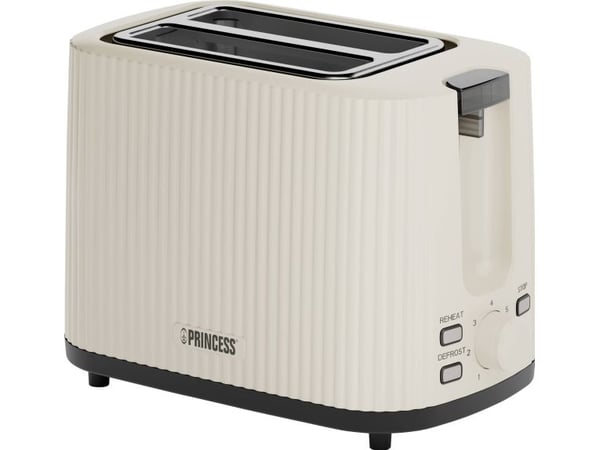 Princess Wave - Brødrister - 2 skive - 2 Spor - beige