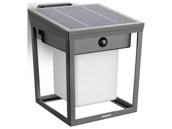 Blaise Vegglampe Solcell LED 250/20lm Svart