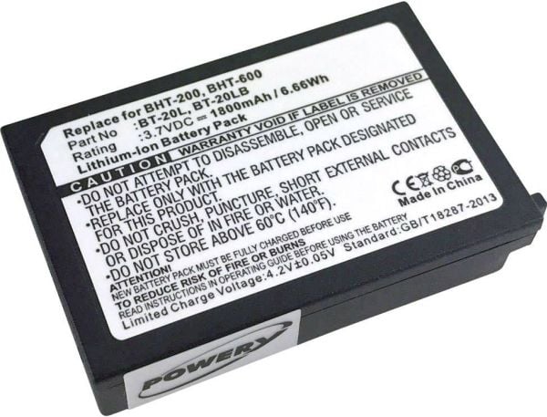 Beltrona Batteri för streckkodsläsare 3.7 V 1800 mAh Lämpligt för Denso
