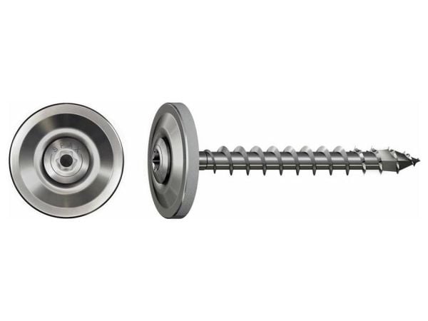 SPAX 4587000450257 Spengler-ruuvi 4,5 mm 25 mm T-STAR Plus Ruostumaton teräs A2 75 kpl