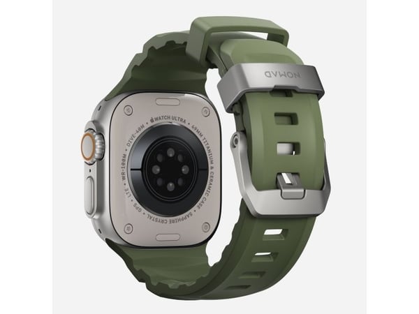 "Nomad Rocky Point-armbånd, natur/forest style - AW 49/45/44/42 mm