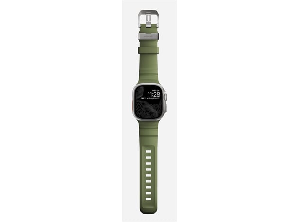 "Nomad Rocky Point-armbånd, natur/forest style - AW 49/45/44/42 mm