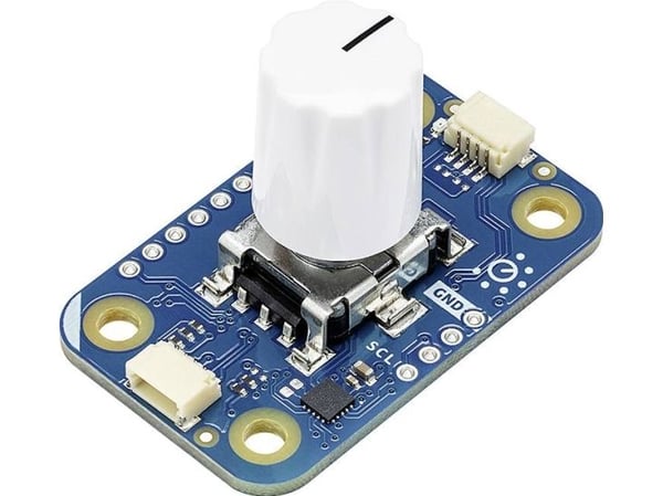 Arduino Modulino nuppi - moduuli, jossa on kiertokooderi ja painike - Qwiic - ABX00107