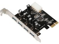 MicroConnect - USB-sovitin - PCIe 2.0 - USB 3.0 x 4 - USB 3.0 x 4