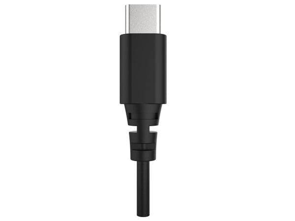 DELTACO HL-50C - Hodesett - full størrelse - kablet - USB-C - svart