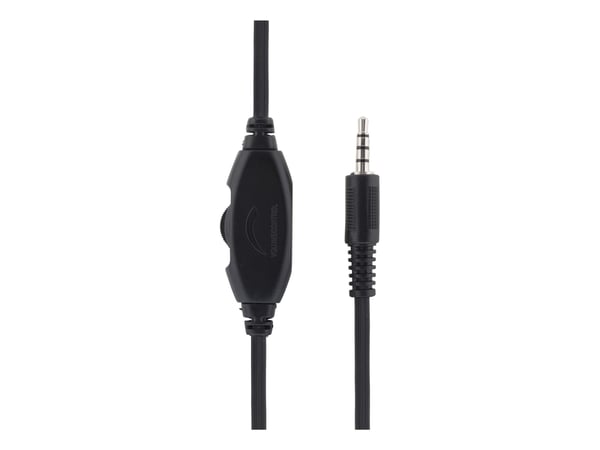 DELTACO HL-50C - Hodesett - full størrelse - kablet - USB-C - svart