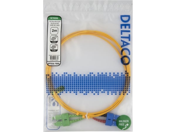 Deltaco SCSC-2-DUA, 2 m, OS2, 2x SC, 2x SC, 2x SC