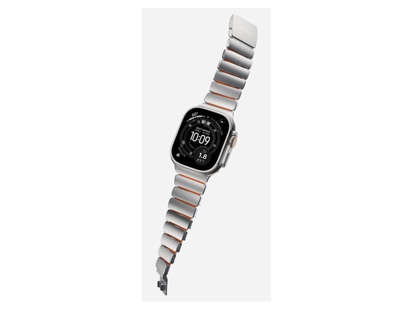 Nomad Stratos Band, Band, Smartklokke, Naturlig, Apple, Ultra 1-11 and SE, Titan